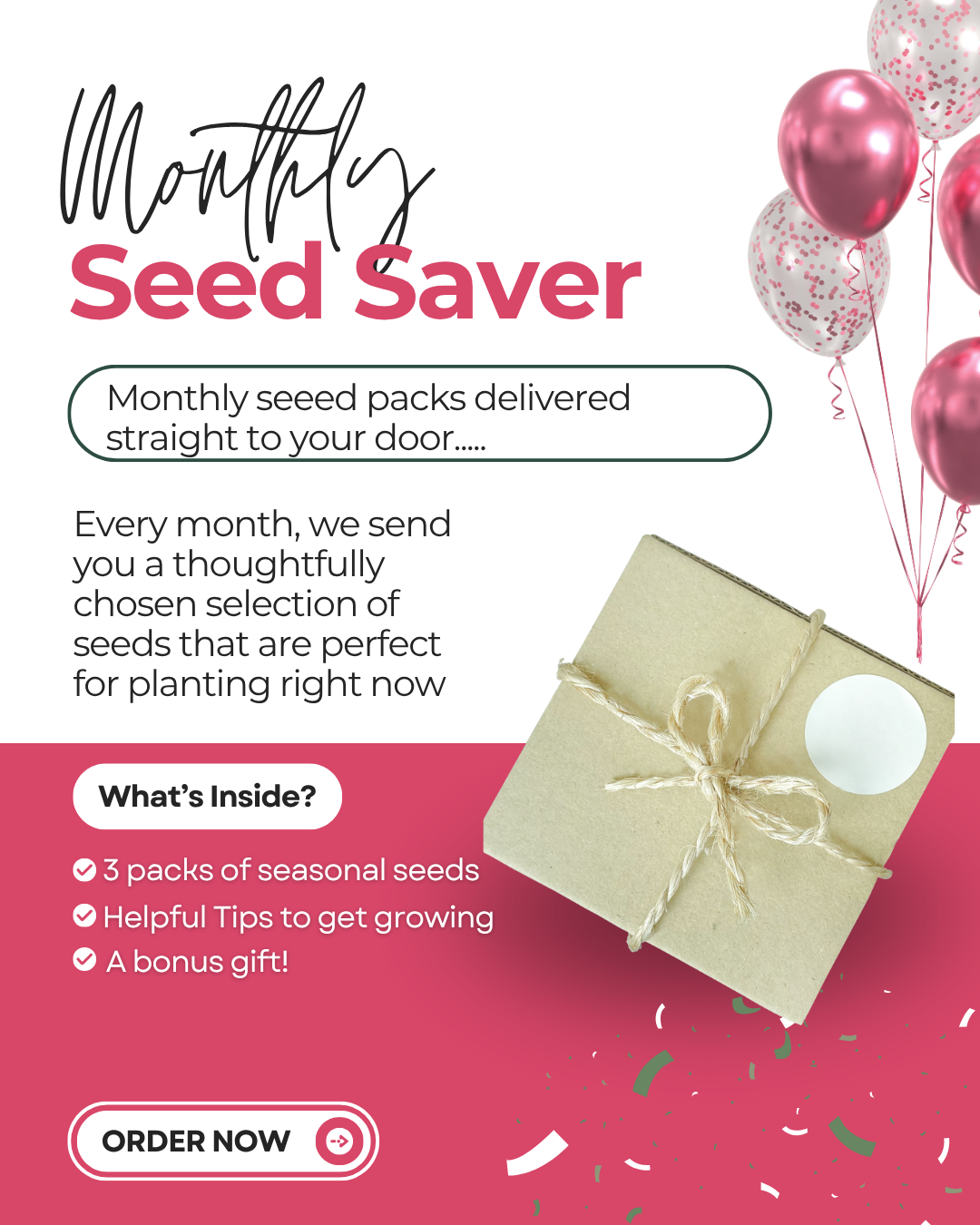 Monthly Seed Saver Subscription